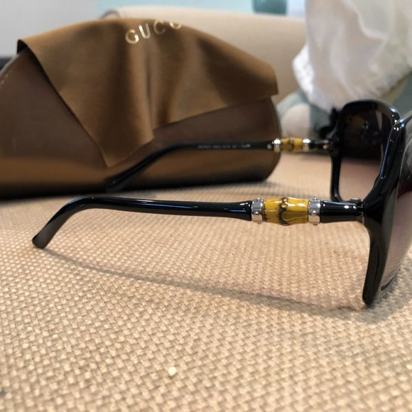 Gucci 3130/S Sunglasses -- Shiny Black $175